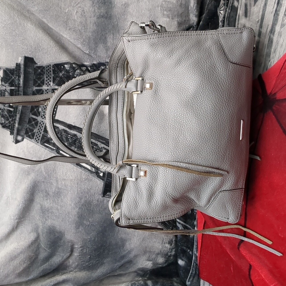 Rebecca Minkoff gray Regan handbag